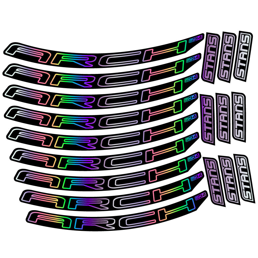 Stickers Stans Arch MK4 2021 compatibles Autocollants roues VTT 29"