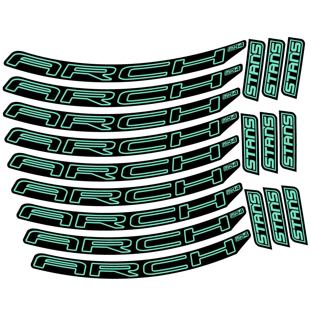Stickers Stans Arch MK4 2021 compatibles Autocollants roues VTT 29"