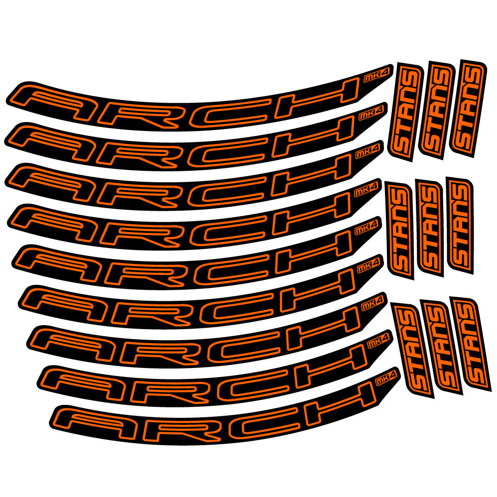 Stickers Stans Arch MK4 2021 compatibles - Autocollants roue vélo VTT