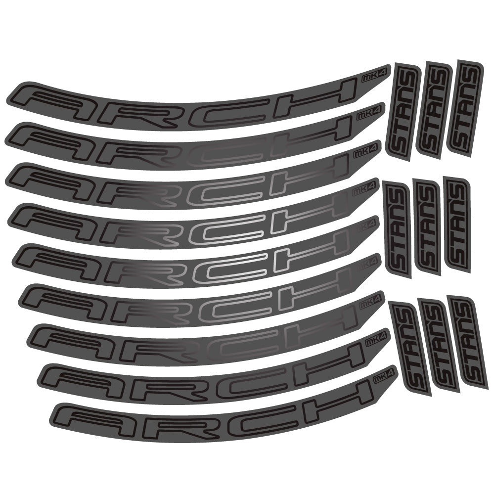 Stickers Stans Arch MK4 2021 compatibles - Autocollants roue vélo VTT