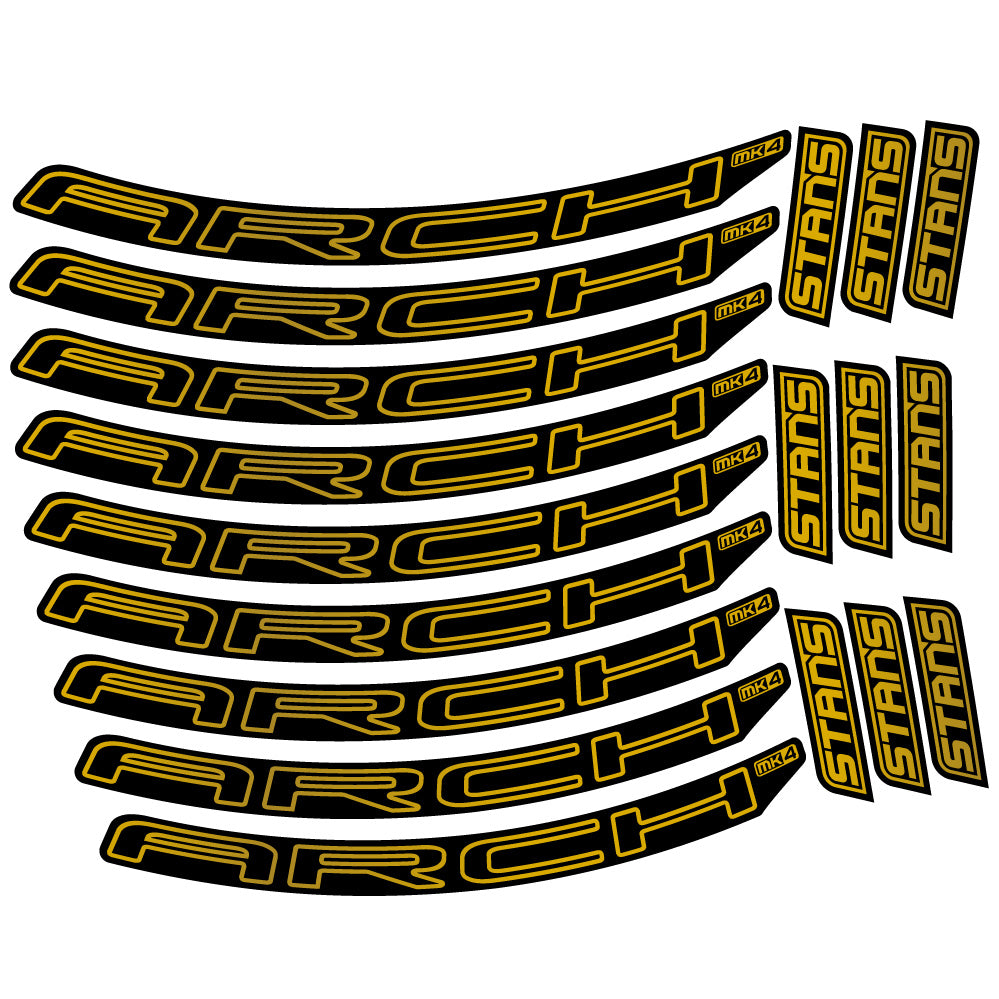 Stickers Stans Arch MK4 2021 compatibles Autocollants roues VTT 29"