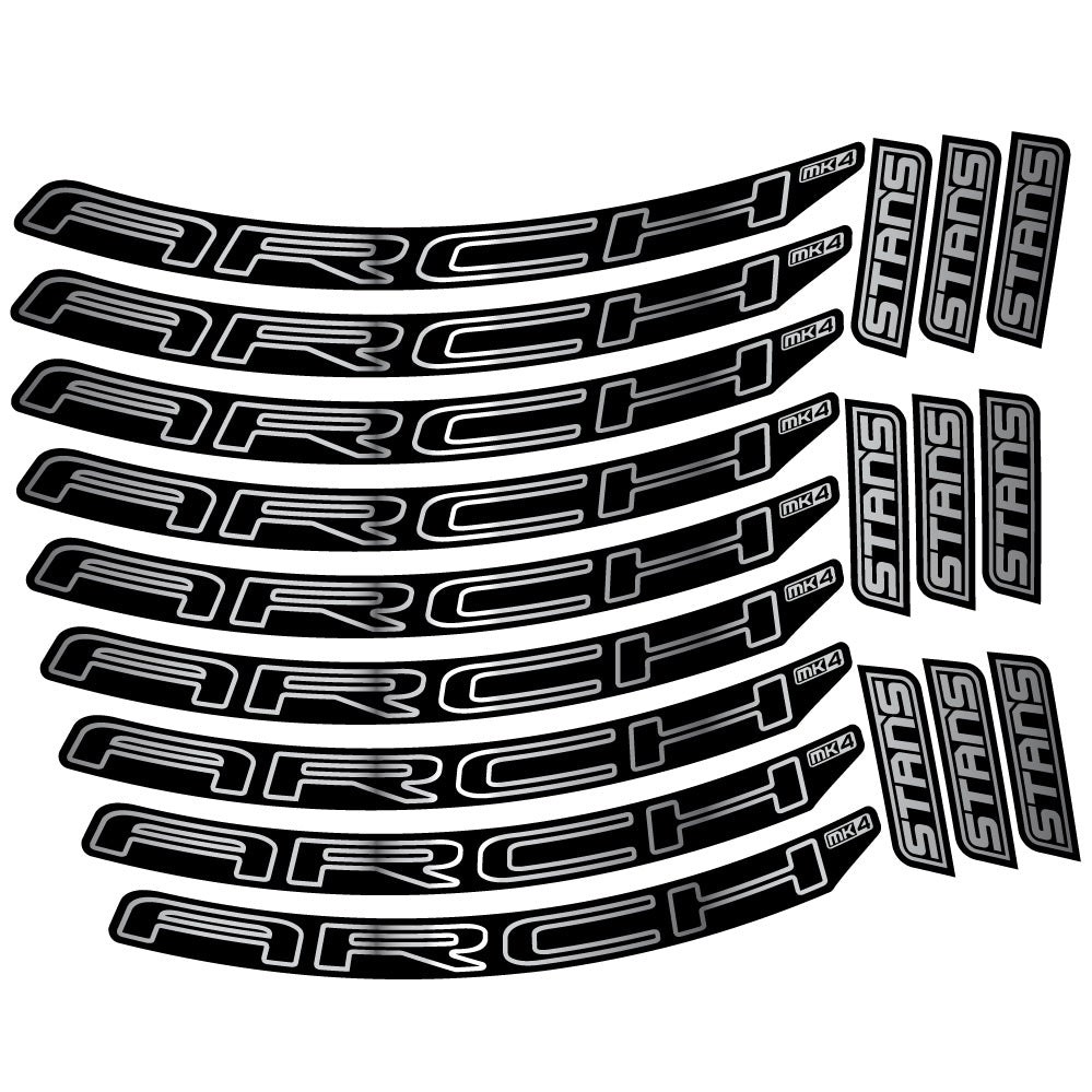 Stickers Stans Arch MK4 2021 compatibles - Autocollants roue vélo VTT