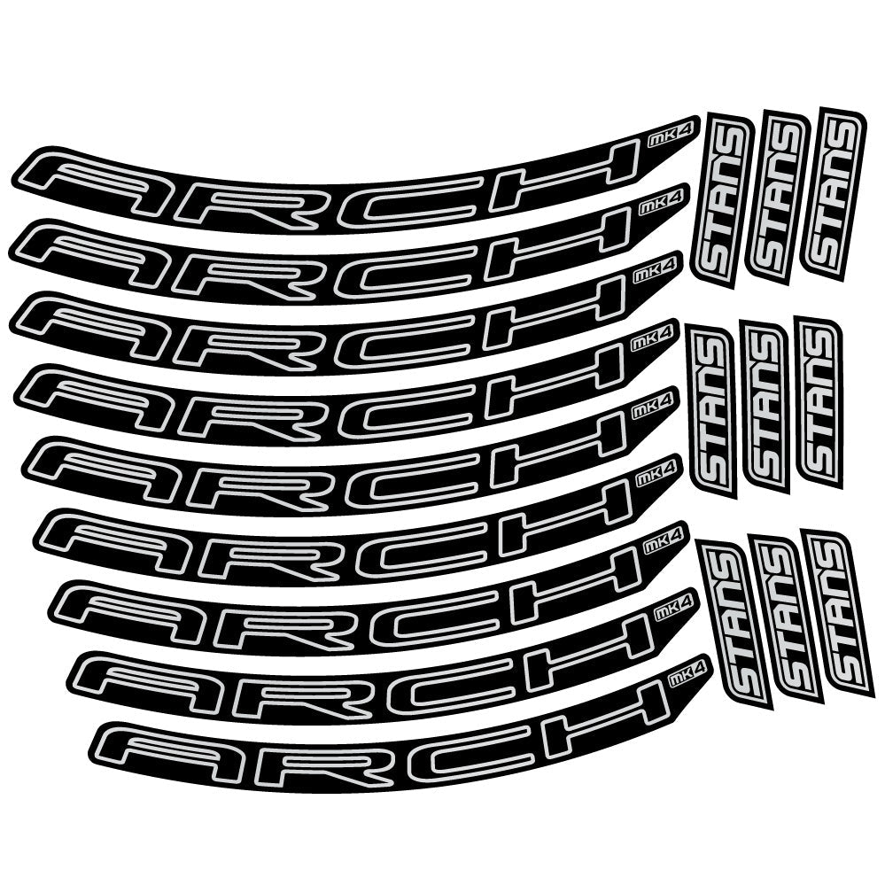 Stickers Stans Arch MK4 2021 compatibles - Autocollants roue vélo VTT