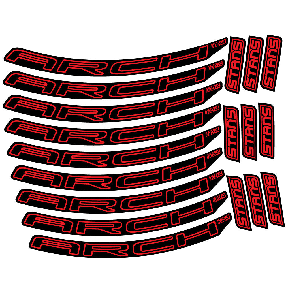 Stickers Stans Arch MK4 2021 compatibles Autocollants roues VTT 29"