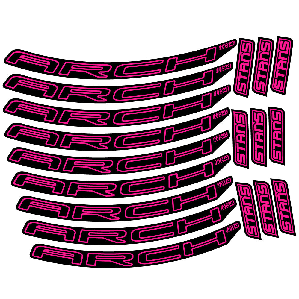Stickers Stans Arch MK4 2021 compatibles Autocollants roues VTT 29"