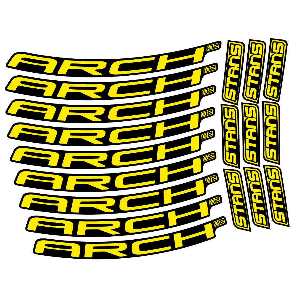 Stickers Stans Arch S2 2021 compatibles Autocollants roues VTT 29"