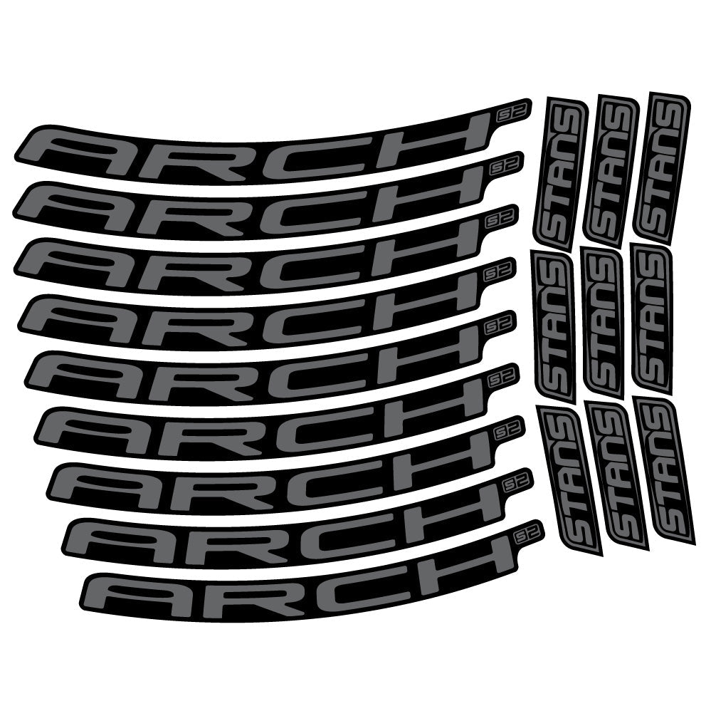 Stickers Stans Arch S2 2021 compatibles - Autocollants roue vélo VTT