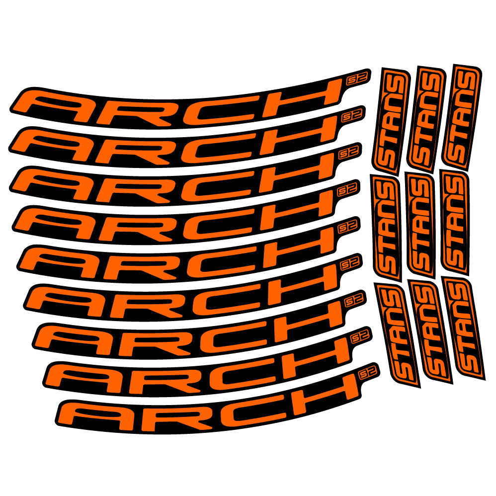 Stickers Stans Arch S2 2021 compatibles Autocollants roues VTT 29"