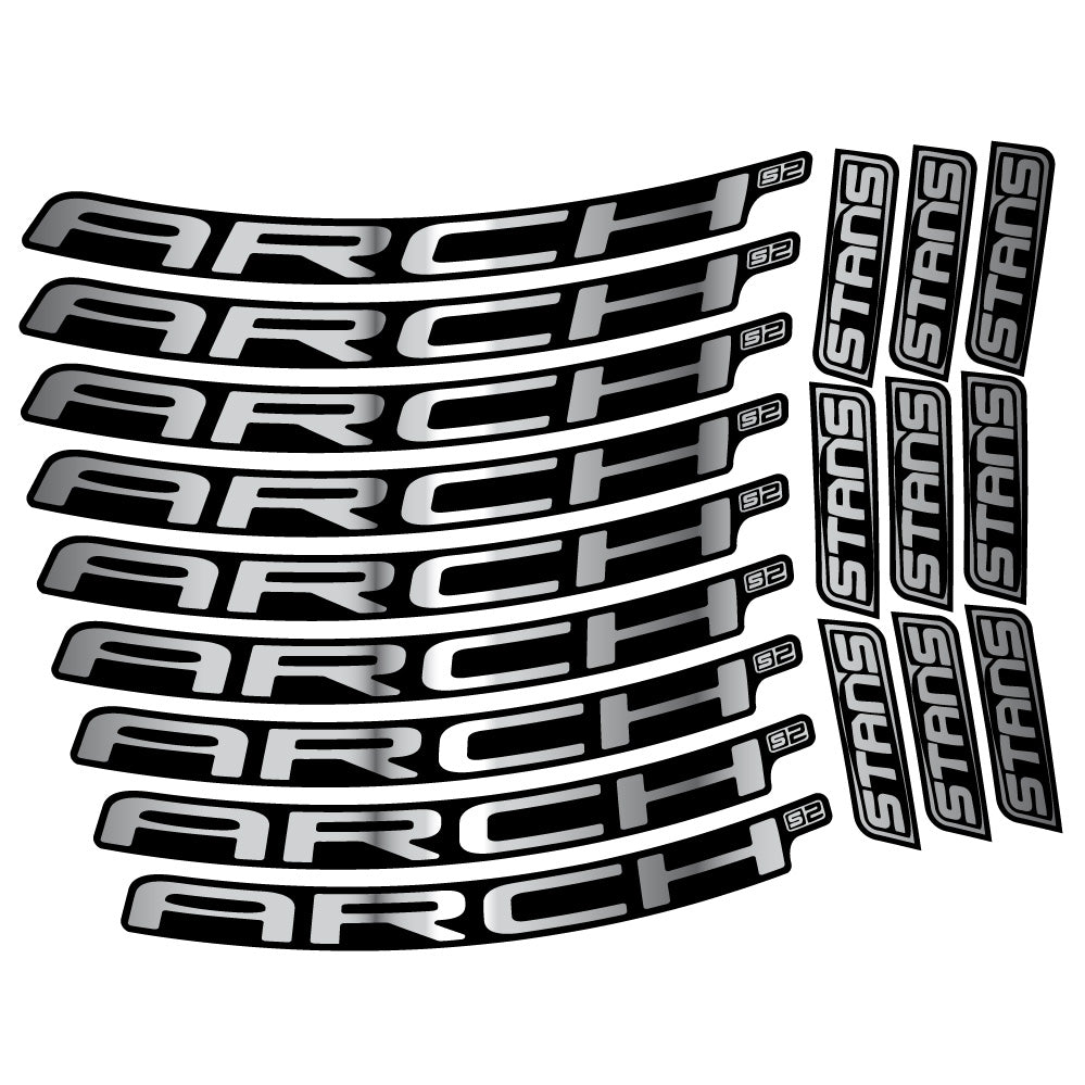 Stickers Stans Arch S2 2021 compatibles Autocollants roues VTT 29"