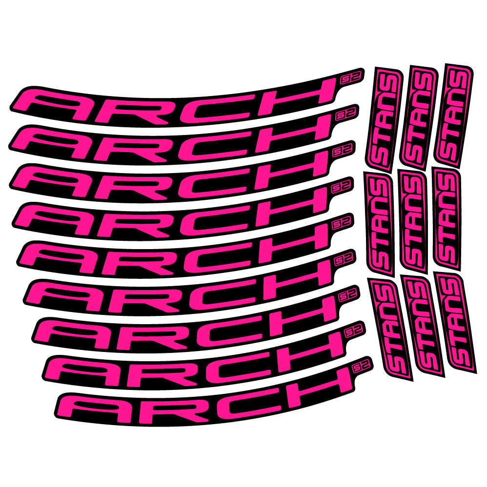 Stickers Stans Arch S2 2021 compatibles Autocollants roues VTT 29"
