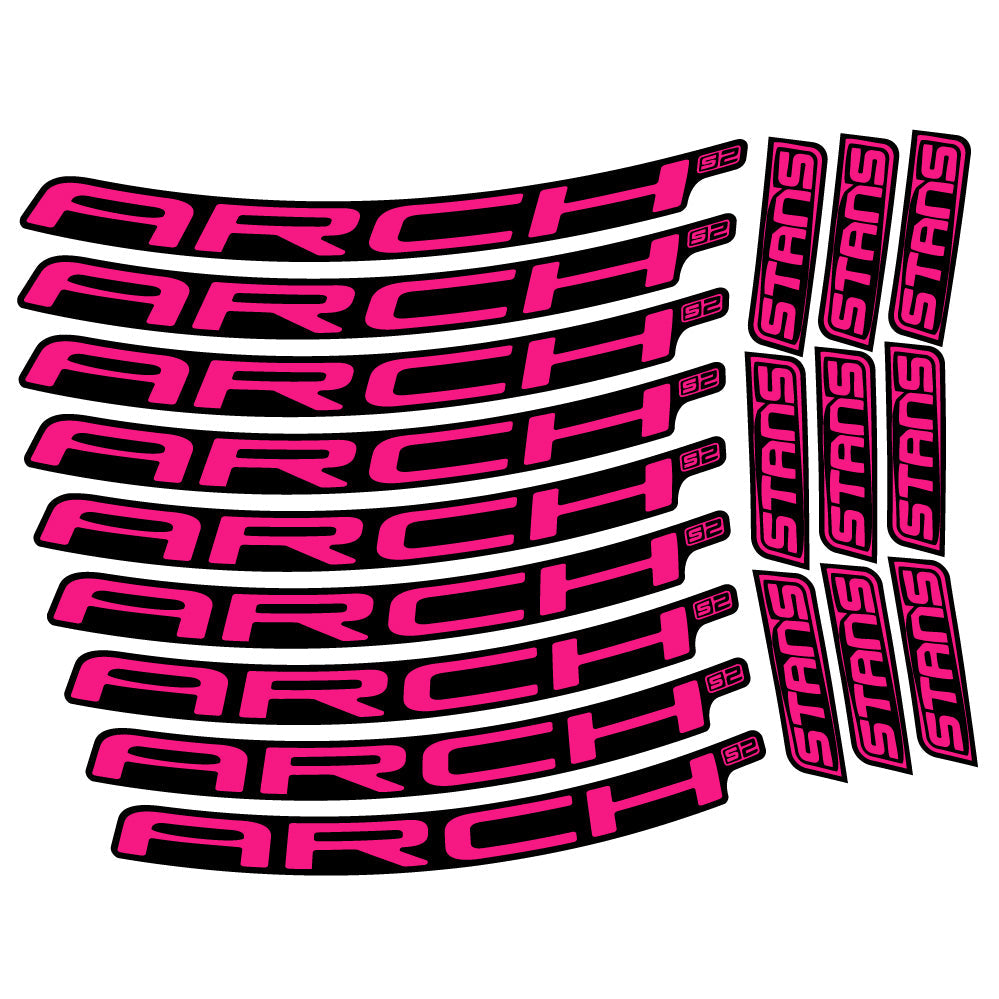 Stickers Stans Arch S2 2021 compatibles Autocollants roues VTT 29"