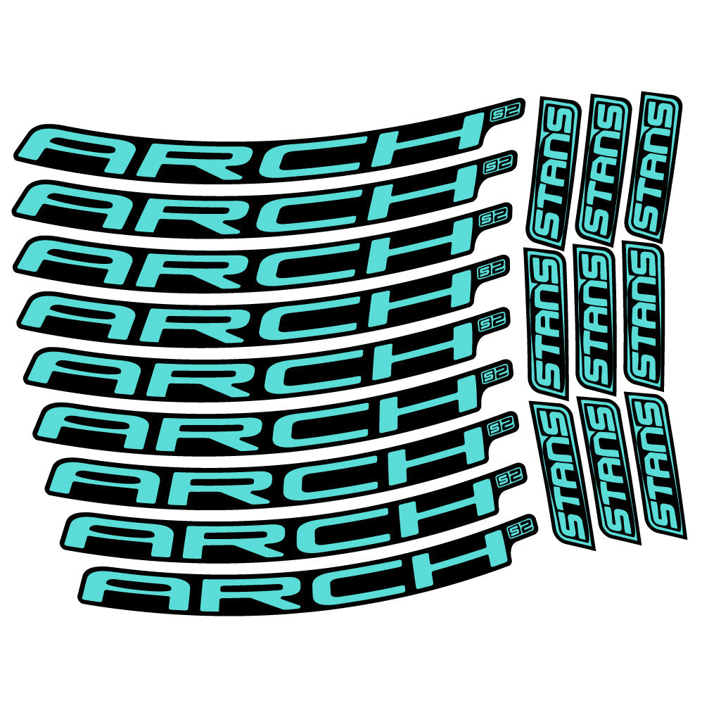 Stickers Stans Arch S2 2021 compatibles Autocollants roues VTT 29"
