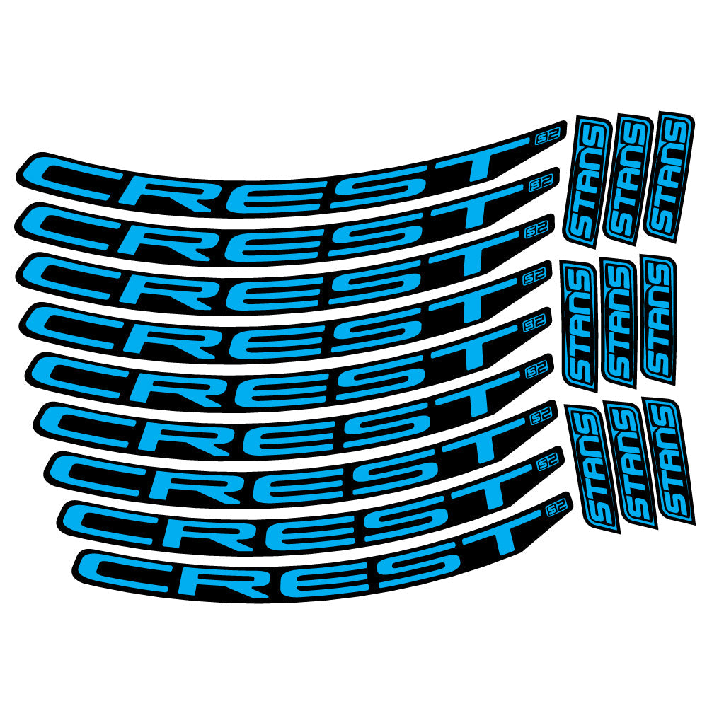 Stickers Stans Crest S2 compatibles Autocollants roues VTT 29"