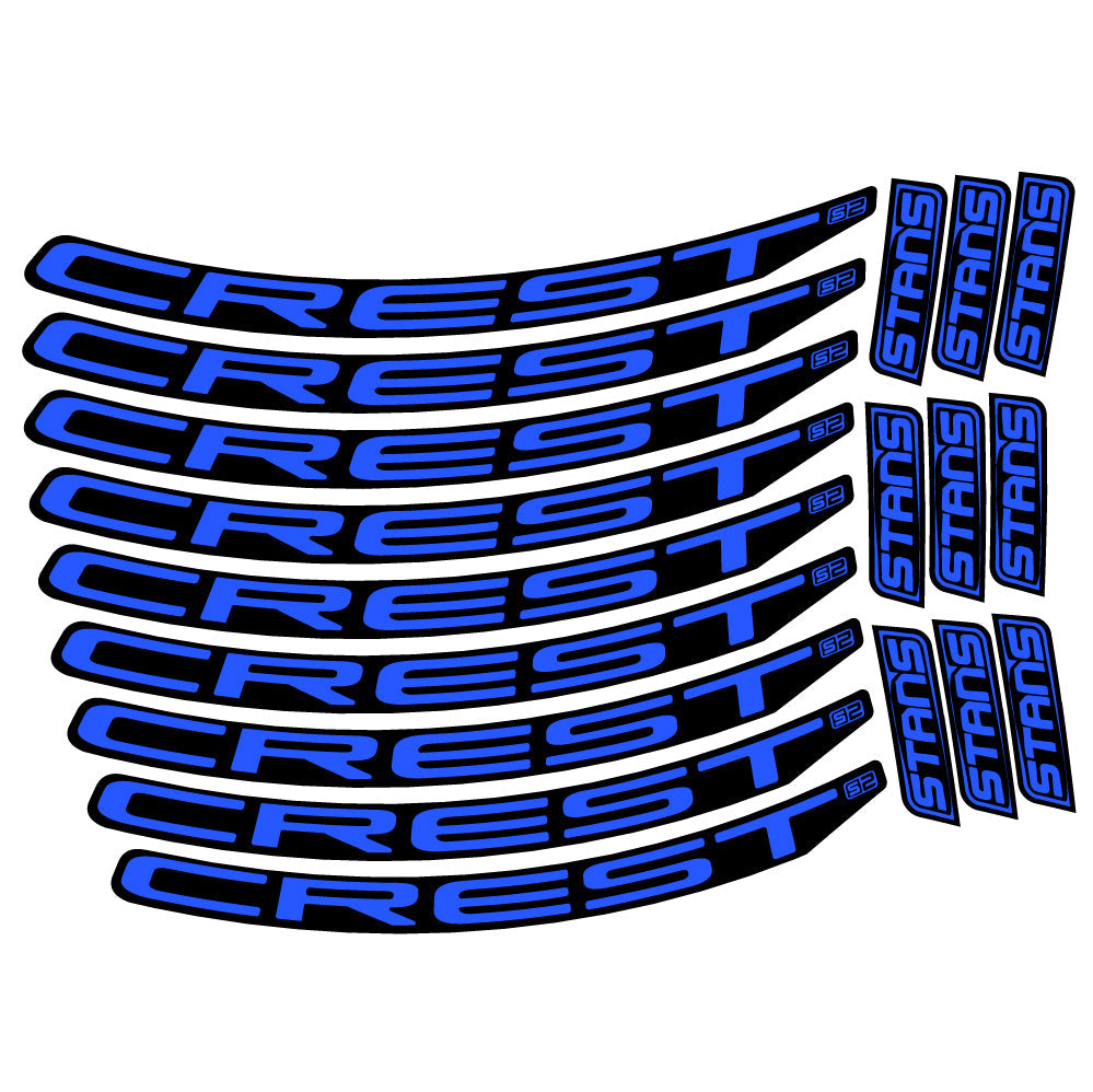 Stickers Stans Crest S2 compatibles Autocollants roues VTT 29"