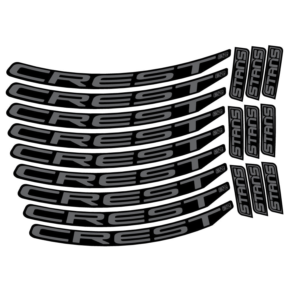 Stickers Stans Crest S2 compatibles Autocollants roues VTT 29"