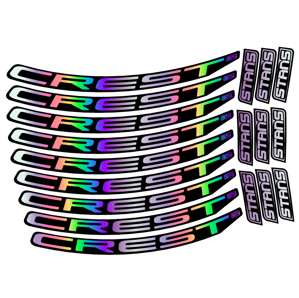 Stickers Stans Crest S2 compatibles Autocollants roues VTT 29"