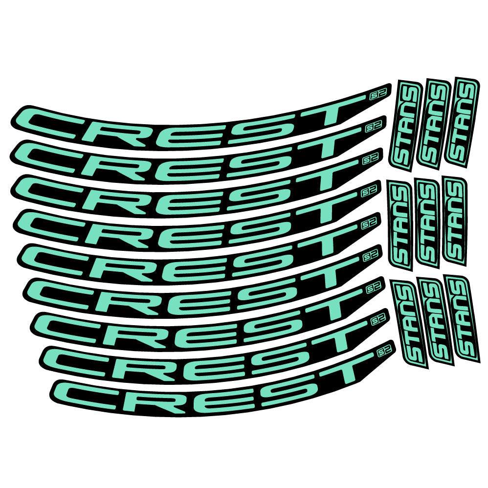 Stickers Stans Crest S2 compatibles Autocollants roues VTT 29"