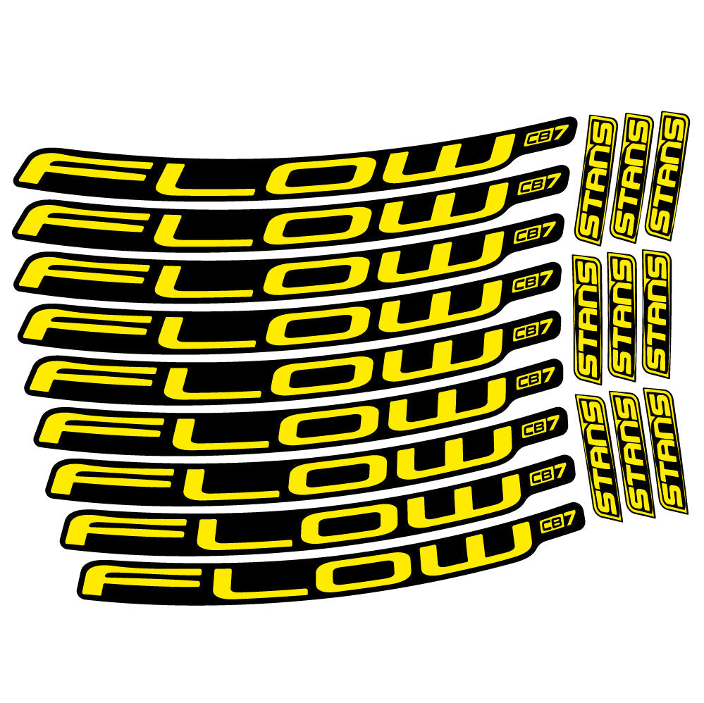 Stickers Stans Flow CB7 compatibles Autocollants roues VTT 29"