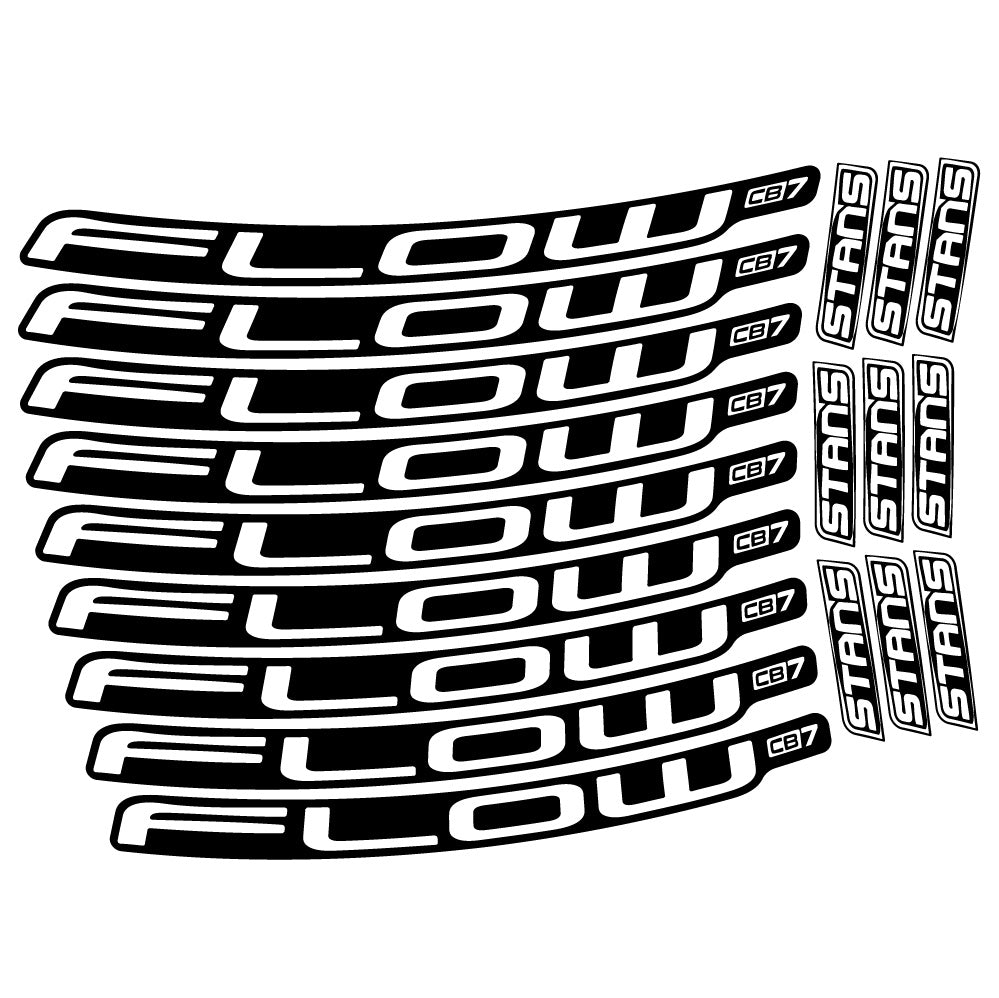 Stickers Stans Flow CB7 compatibles - Autocollants roue vélo VTT