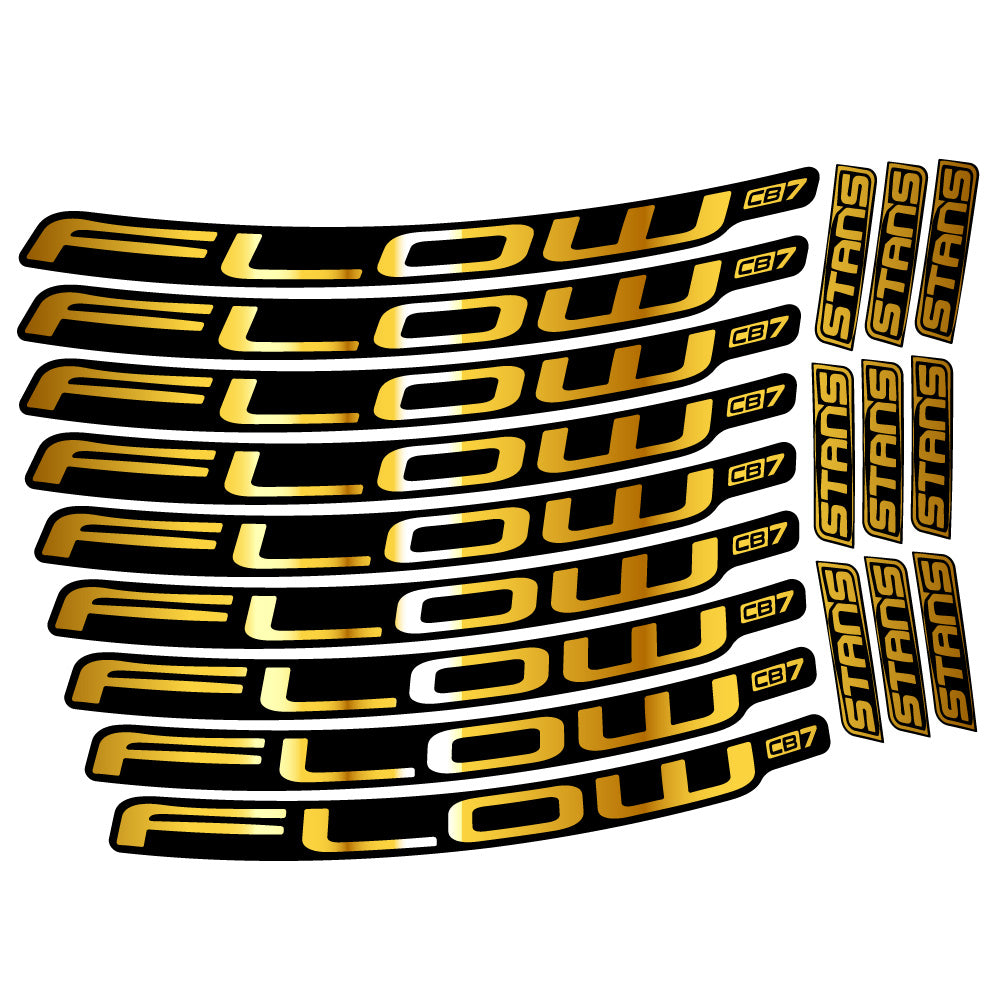 Stickers Stans Flow CB7 compatibles - Autocollants roue vélo VTT