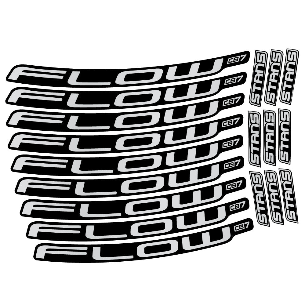 Stickers Stans Flow CB7 compatibles - Autocollants roue vélo VTT