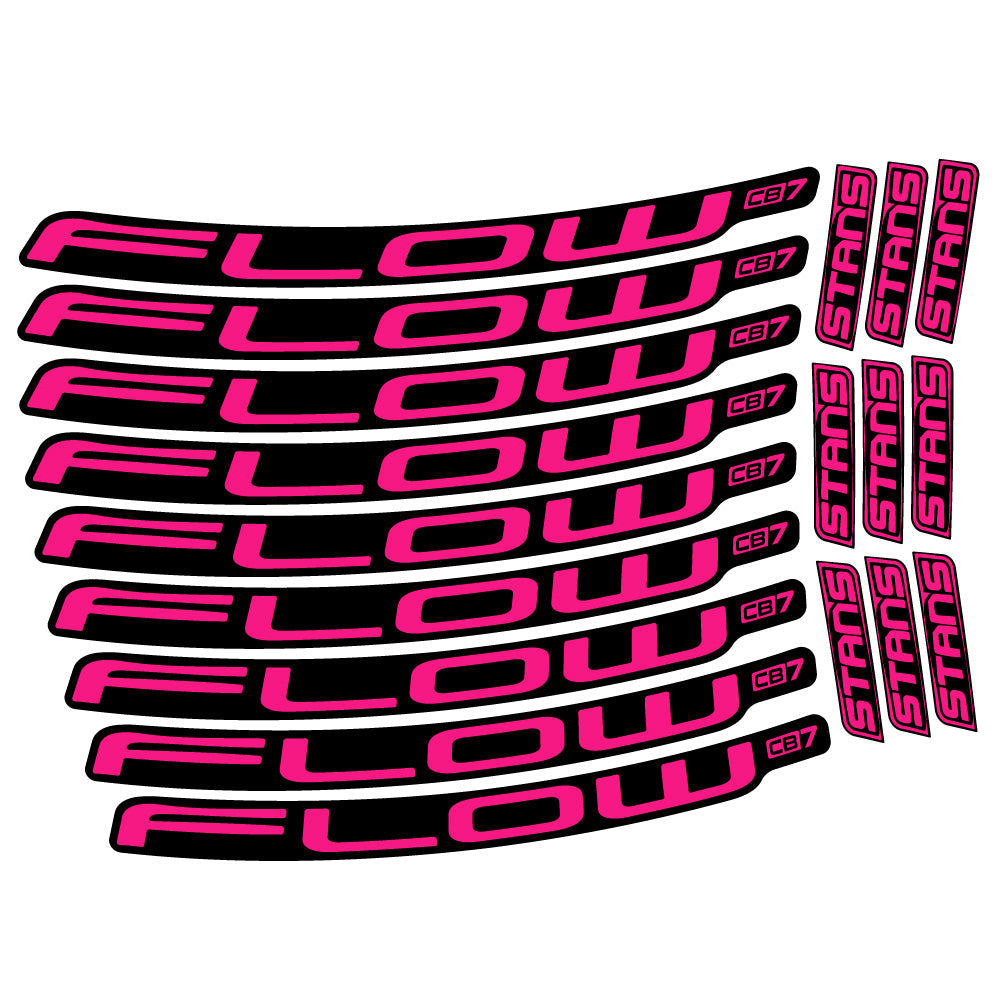 Stickers Stans Flow CB7 compatibles - Autocollants roue vélo VTT