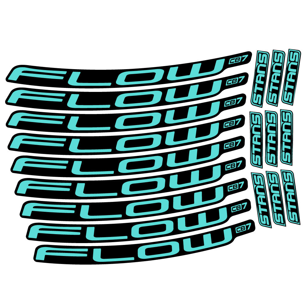 Stickers Stans Flow CB7 compatibles Autocollants roues VTT 29"