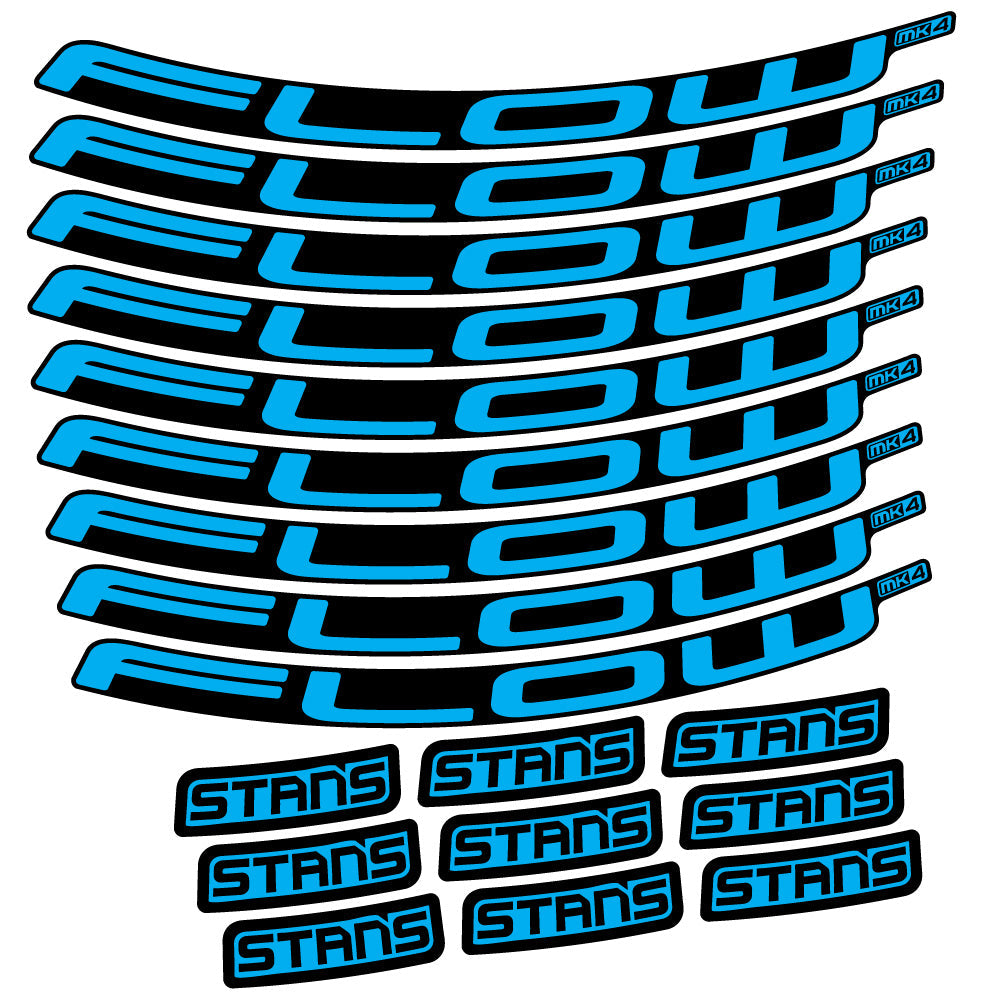 Stickers Stans Flow S2 Ver2 compatibles - Autocollants roue vélo VTT