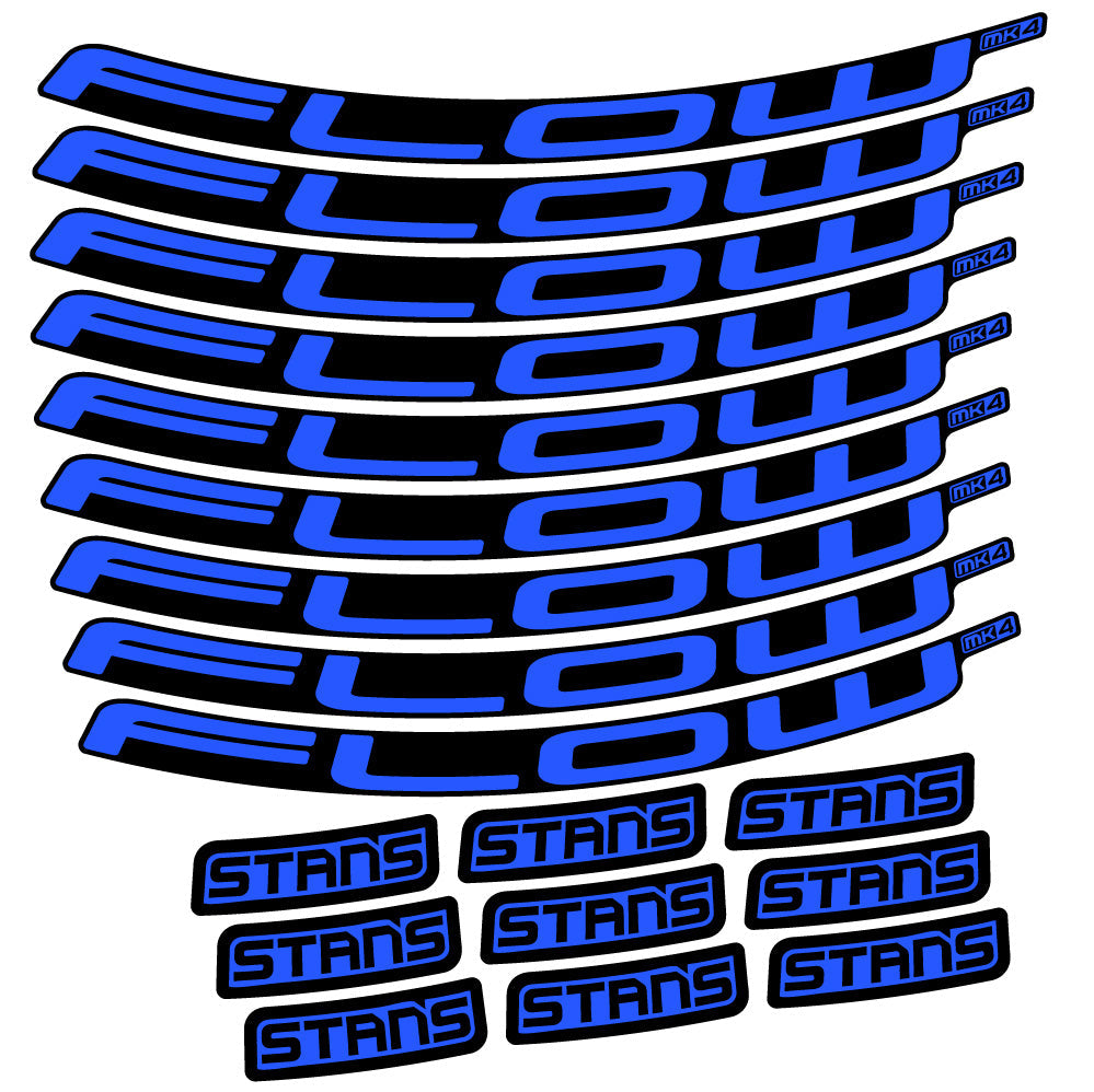 Stickers Stans Flow S2 Ver2 compatibles - Autocollants roue vélo VTT