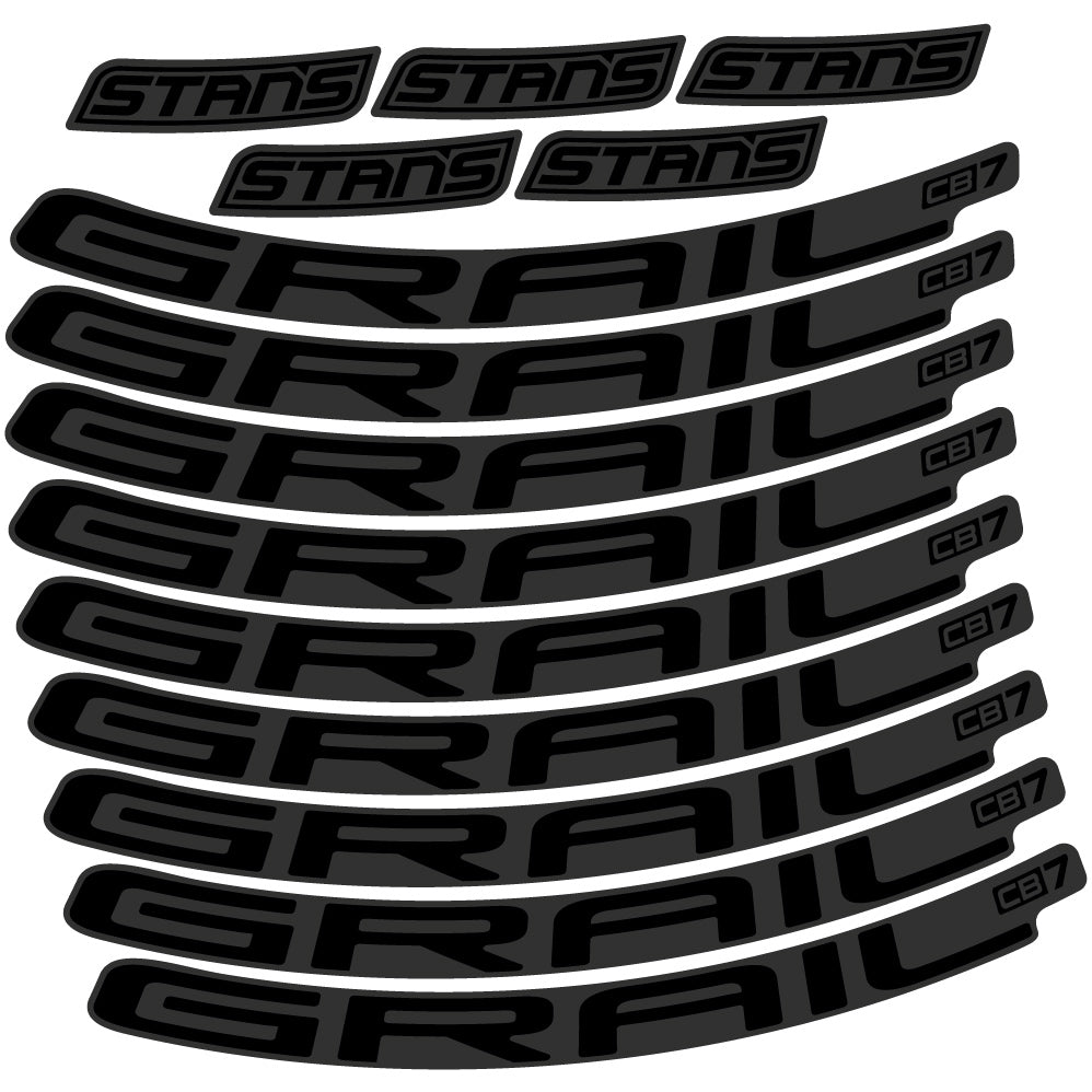 Stickers Stans Notubes Grail CB7 compatibles Autocollants roues