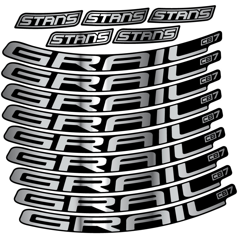 Stickers Stans Notubes Grail CB7 compatibles Autocollants roues