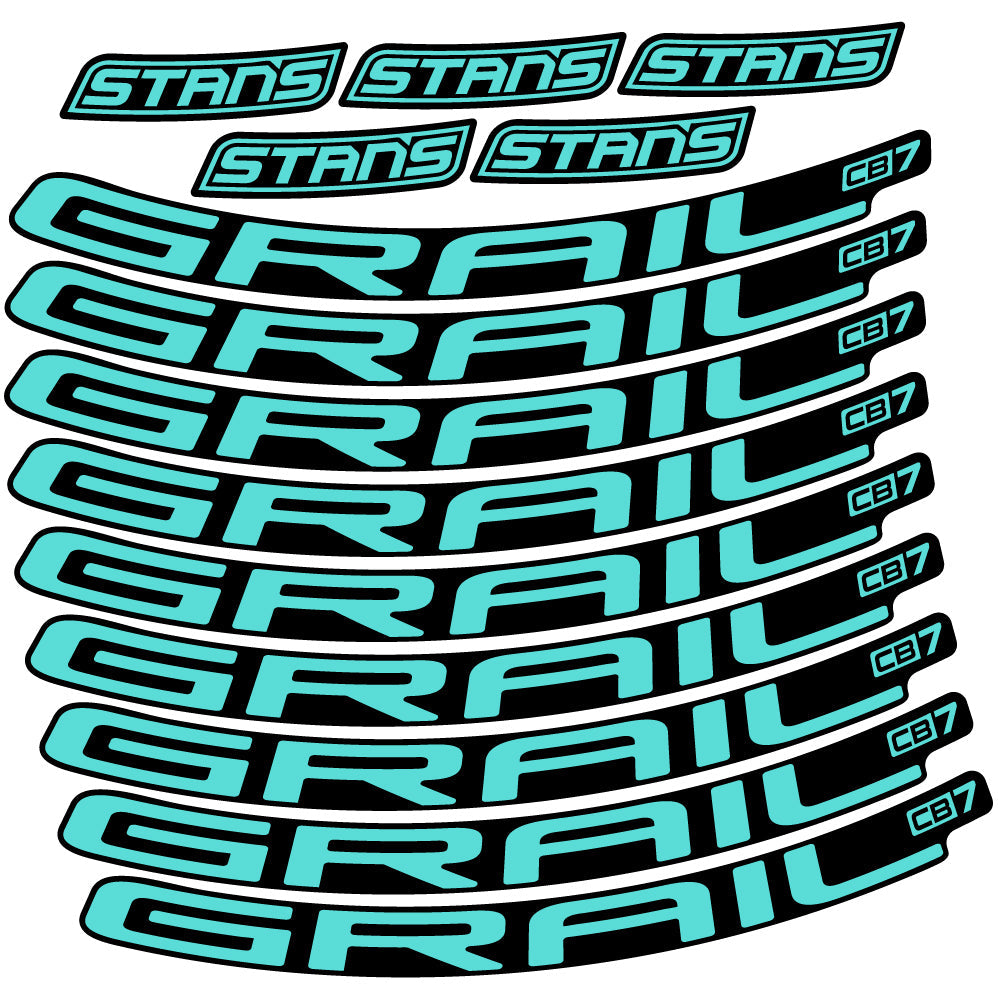 Stickers Stans Notubes Grail CB7 compatibles Autocollants roues