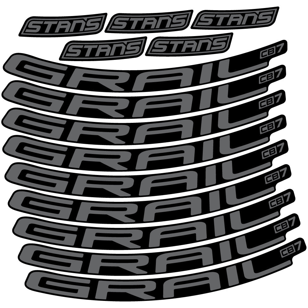 Stickers Stans Notubes Grail CB7 compatibles Autocollants roues