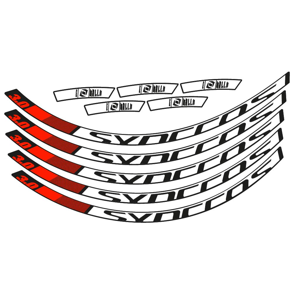 Stickers Syncross 3.0 2017 compatibles Autocollants roues VTT 29"