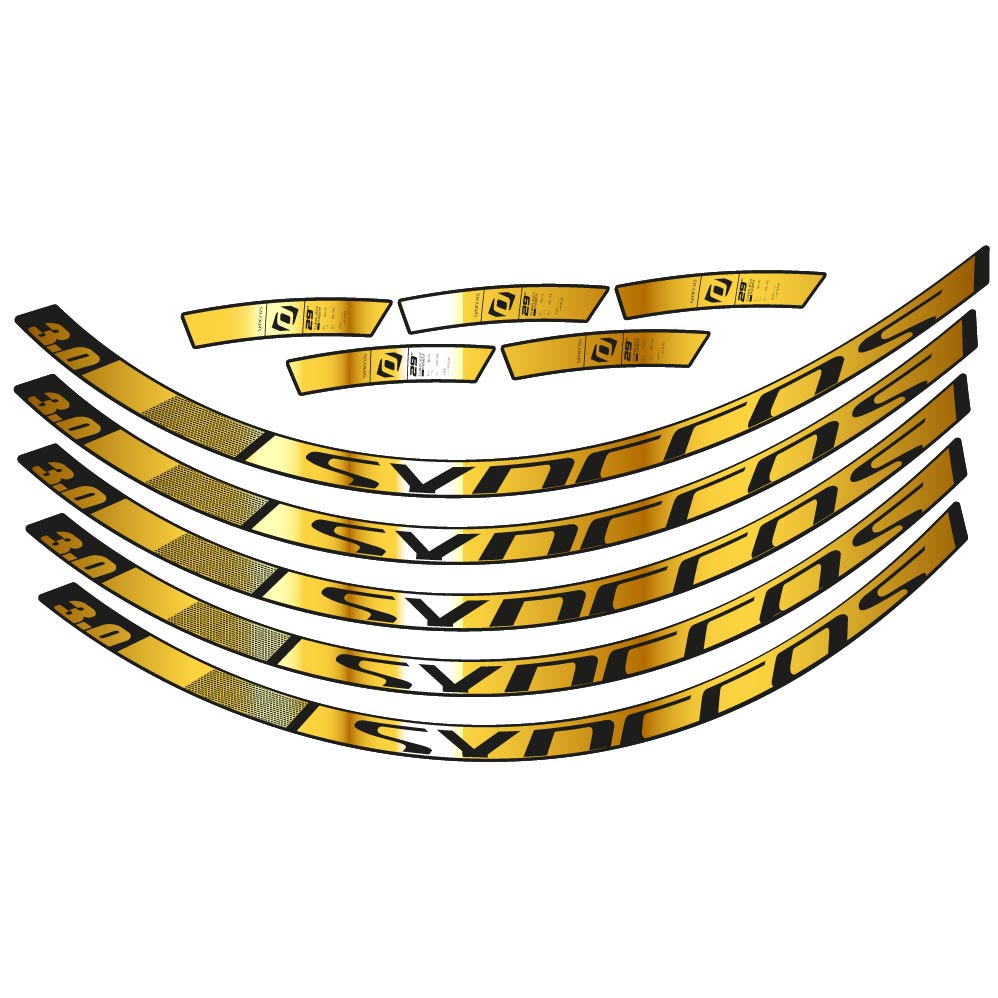 Stickers Syncross 3.0 2017 compatibles Autocollants roues VTT 29"