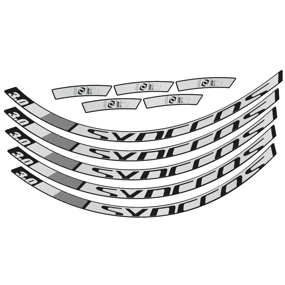 Stickers Syncross 3.0 2017 compatibles Autocollants roues VTT 29"