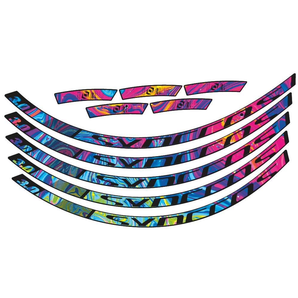 Stickers Syncross 3.0 2017 compatibles Autocollants roues VTT 29"