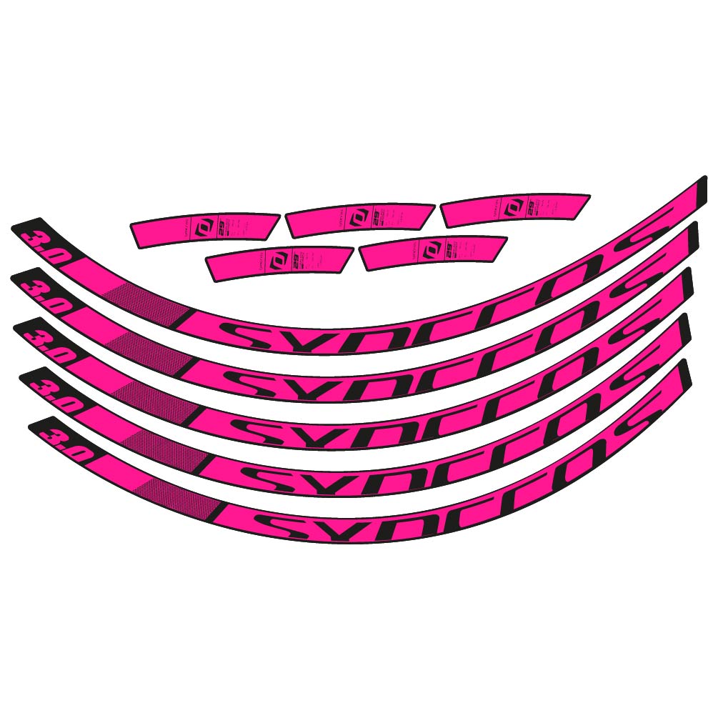 Stickers Syncross 3.0 2017 compatibles Autocollants roues VTT 29"
