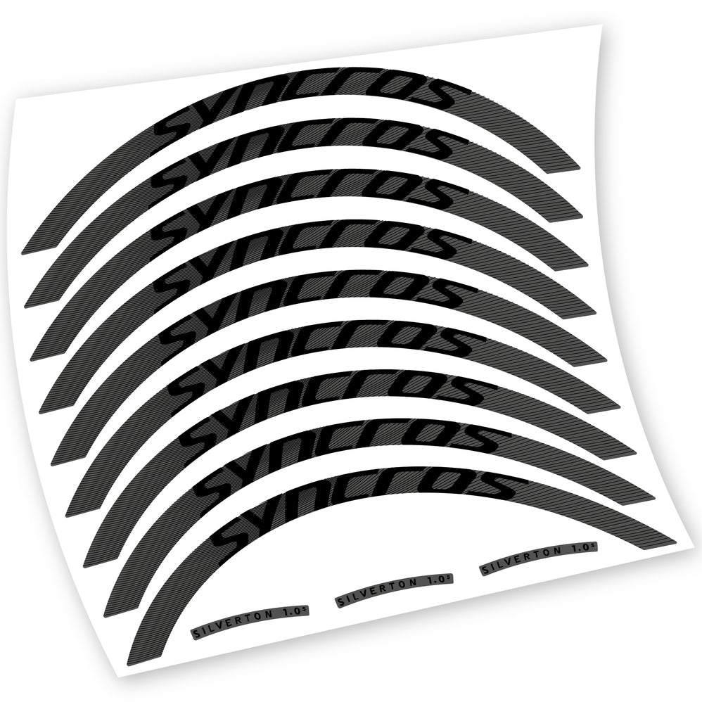 Stickers Syncross Silverton 1.0 compatibles Autocollants roues VTT