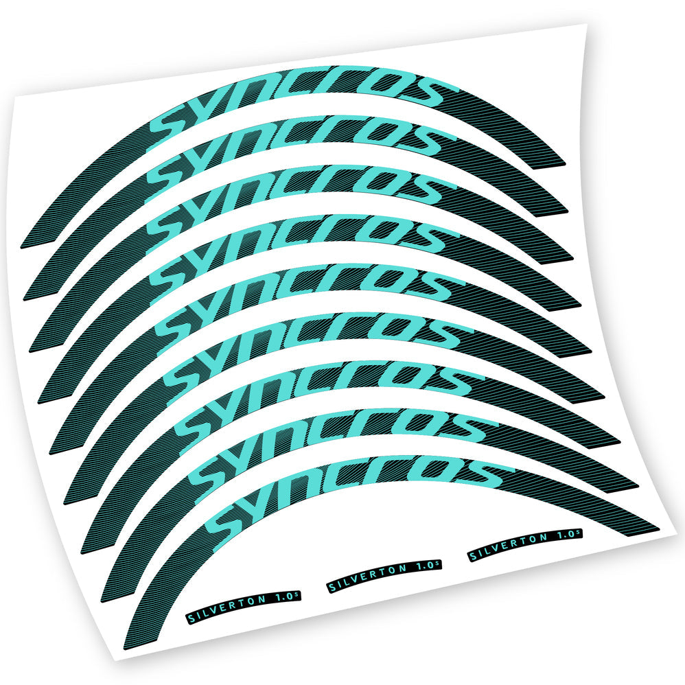 Stickers Syncross Silverton 1.0 compatibles Autocollants roues VTT
