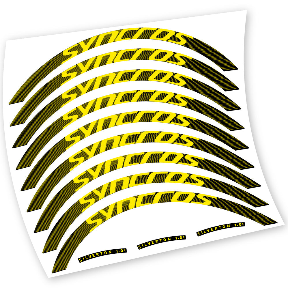 Stickers Syncross Silverton 1.0 compatibles Autocollants roues VTT