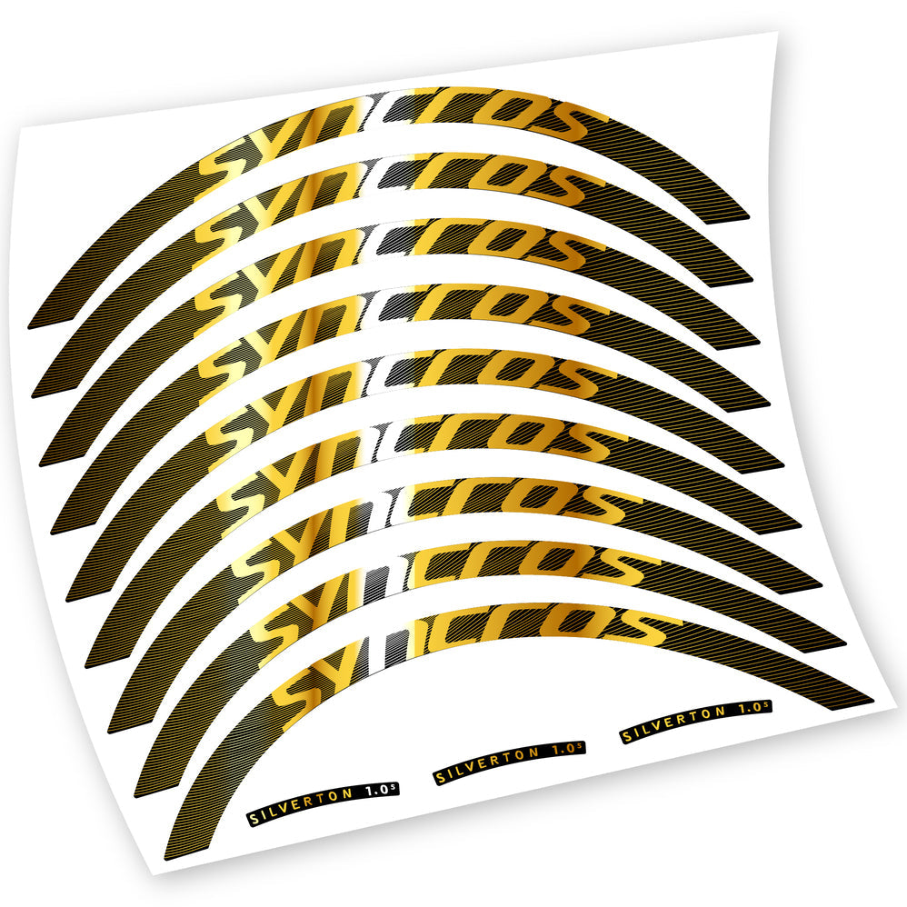 Stickers Syncross Silverton 1.0 compatibles Autocollants roues VTT