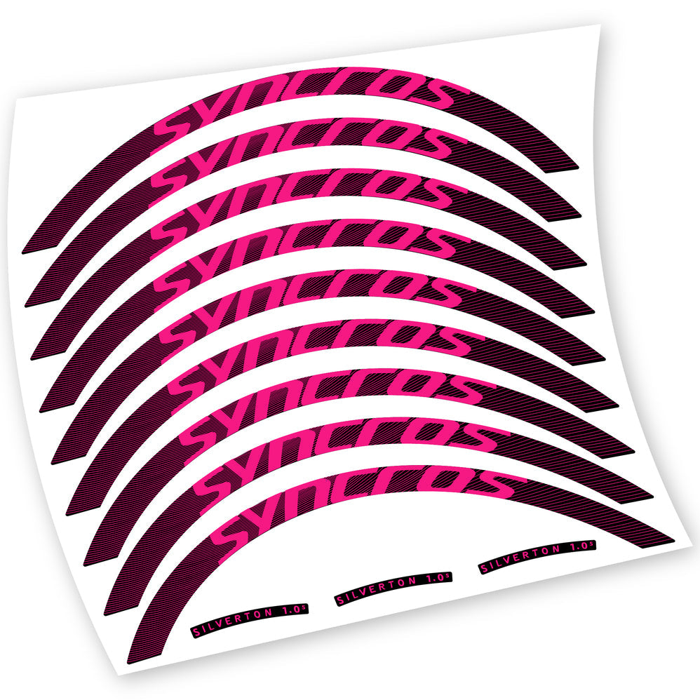 Stickers Syncross Silverton 1.0 compatibles Autocollants roues VTT