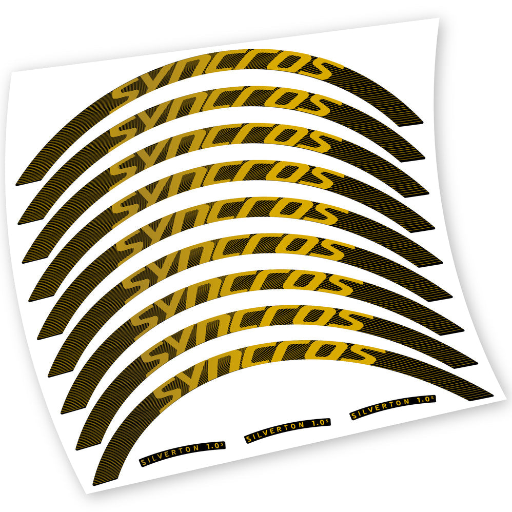 Stickers Syncross Silverton 1.0 compatibles Autocollants roues VTT