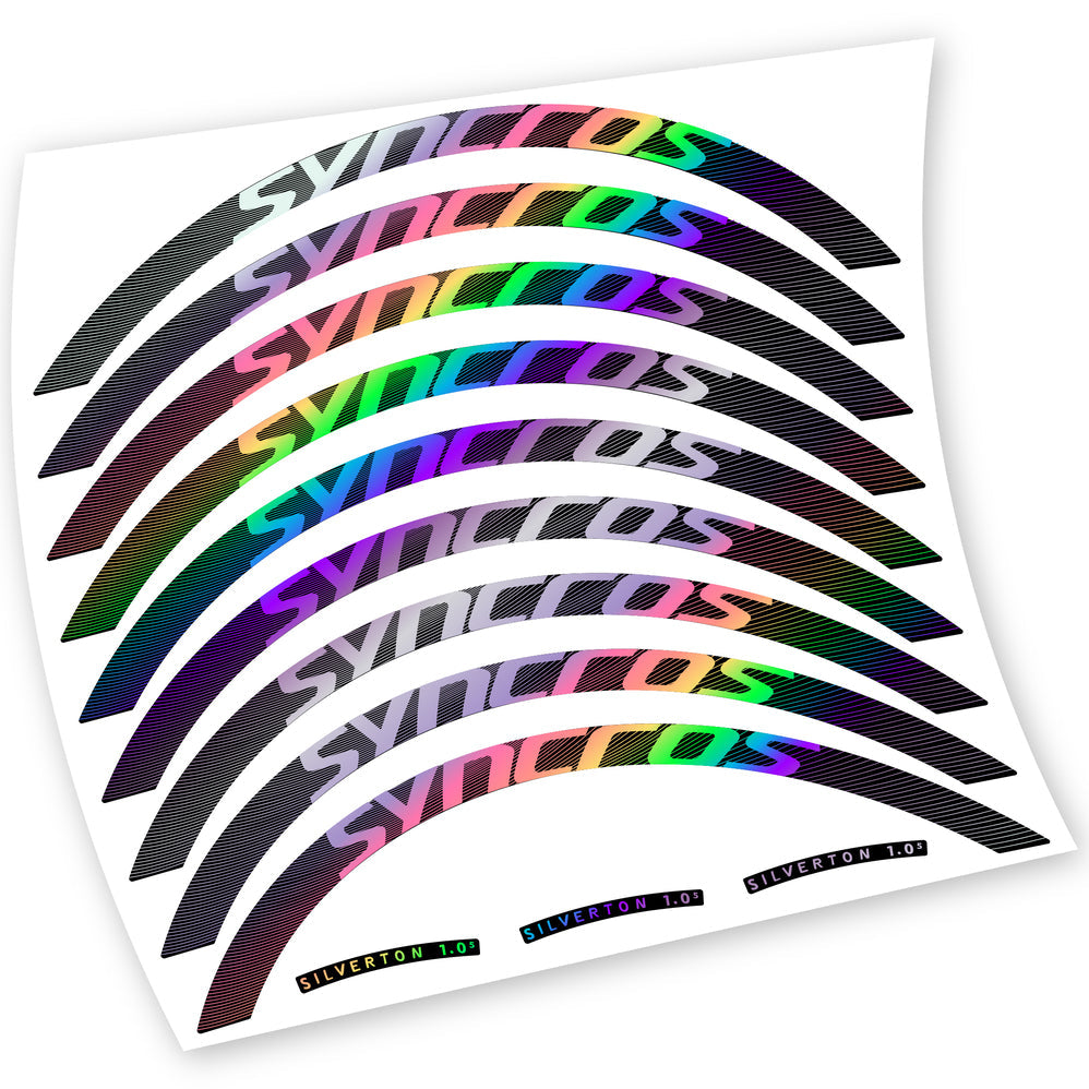 Stickers Syncross Silverton 1.0 compatibles Autocollants roues VTT