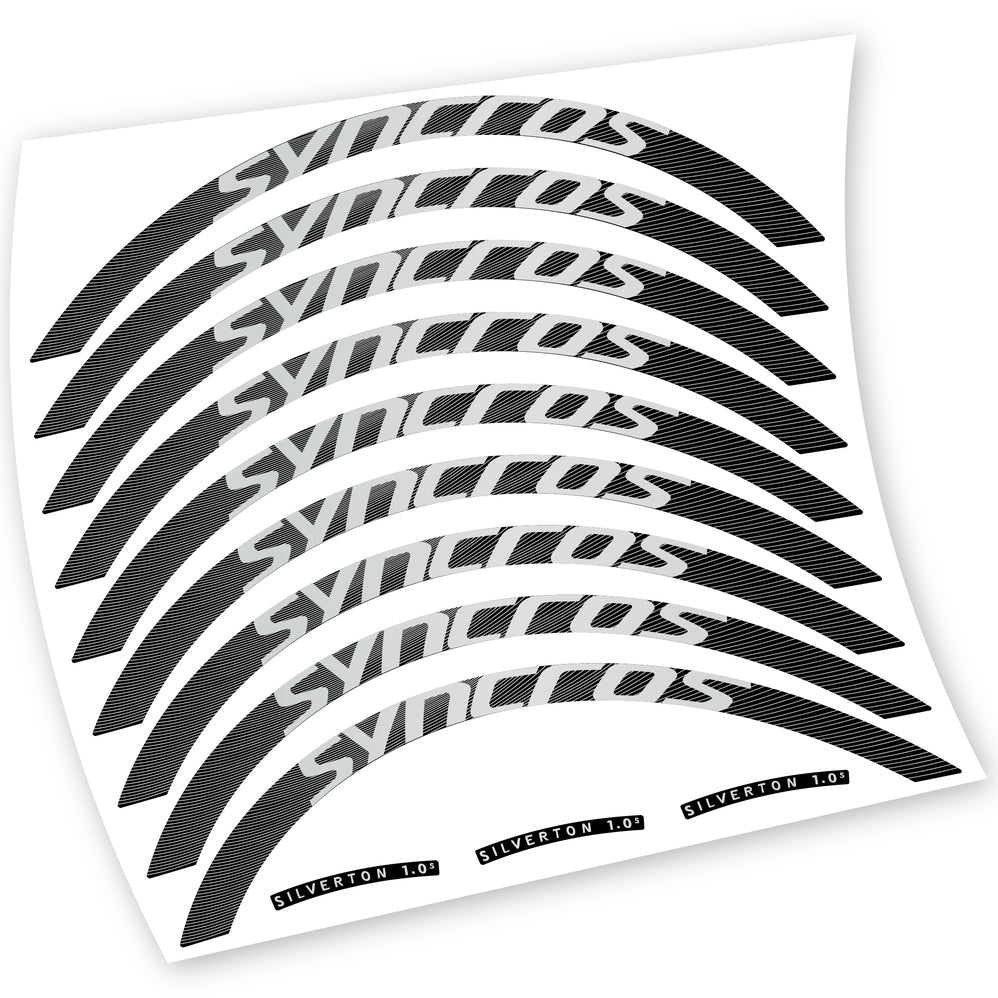 Stickers Syncross Silverton 1.0 compatibles Autocollants roues VTT