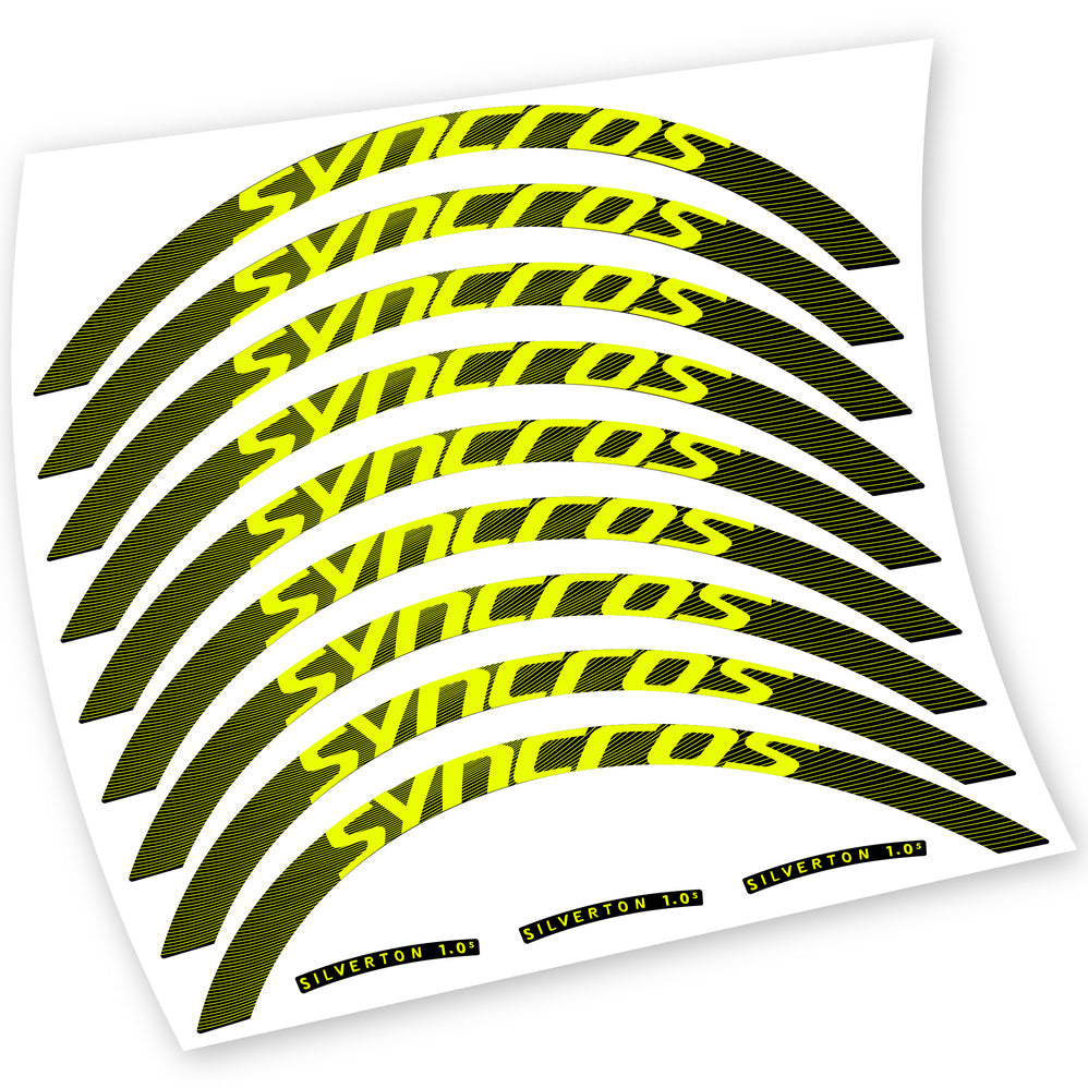 Stickers Syncross Silverton 1.0 compatibles Autocollants roues VTT