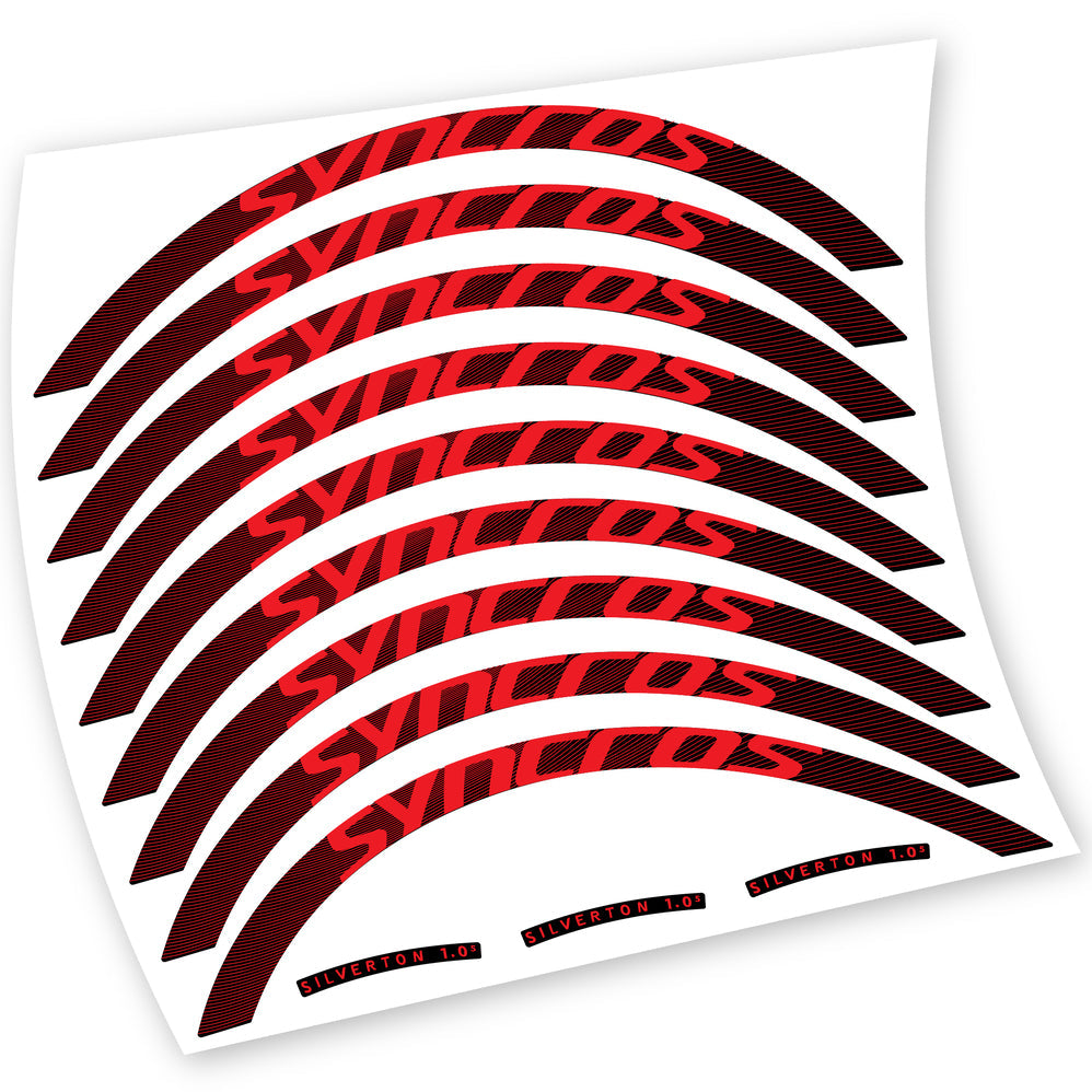 Stickers Syncross Silverton 1.0 compatibles Autocollants roues VTT