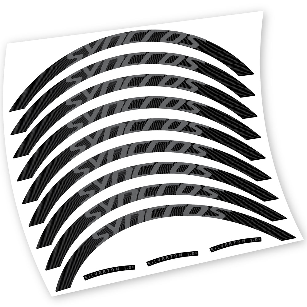 Stickers Syncross Silverton 1.0 compatibles Autocollants roues VTT