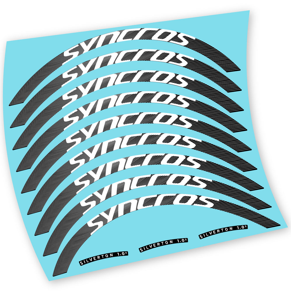 Stickers Syncross Silverton 1.0 compatibles Autocollants roues VTT